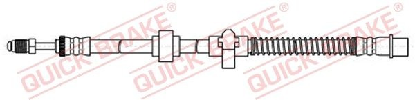 32848 Quick Brake Шланг гальмівний задній, лівий